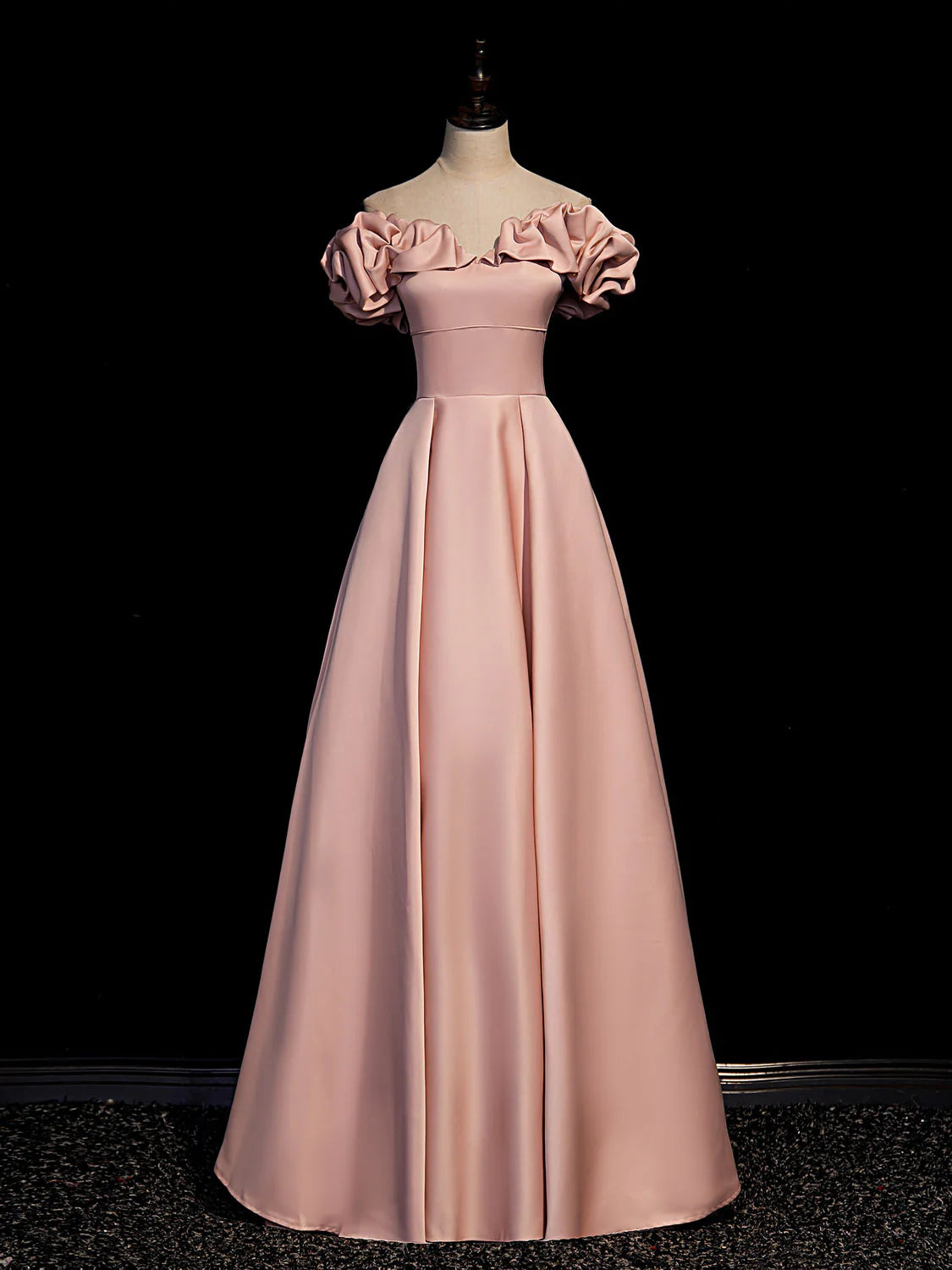 Buyishang Simple Pink Long Prom Dresses Pink Formal Graduation Dresses prom dresses shops ﻿