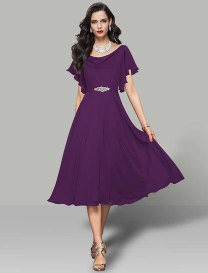 A-Line Wedding Guest Dresses Elegant Dress Cocktail Party Kentucky Derby Tea