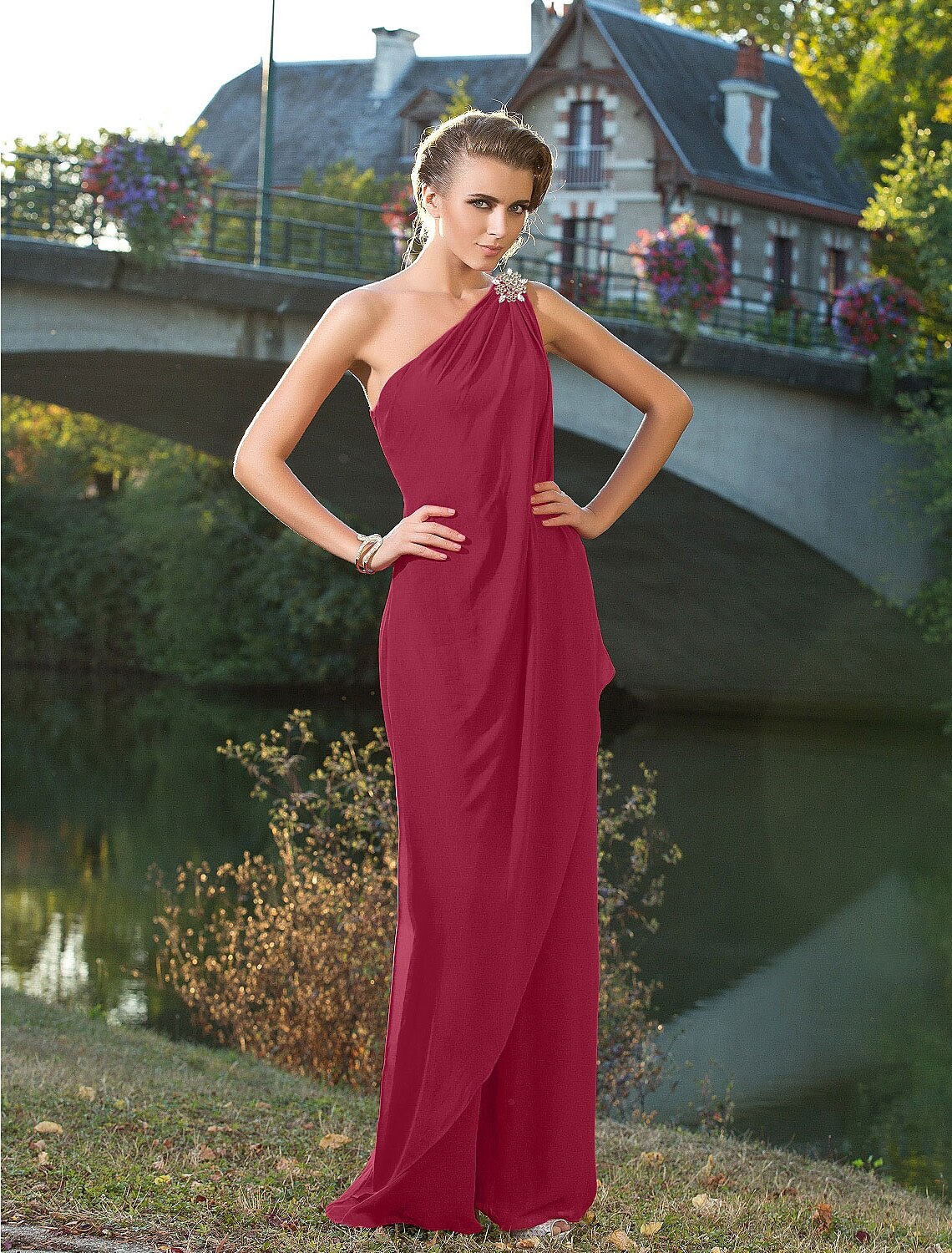 Jumpsuits Chic & Modern Dress Wedding Guest Formal Evening Floor Length