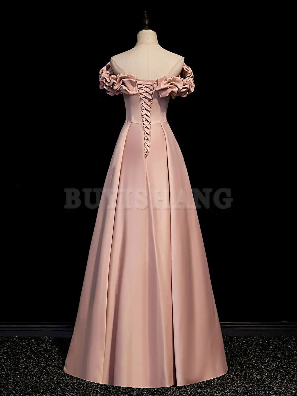 Buyishang Simple Pink Long Prom Dresses Pink Formal Graduation Dresses prom dresses shops ﻿