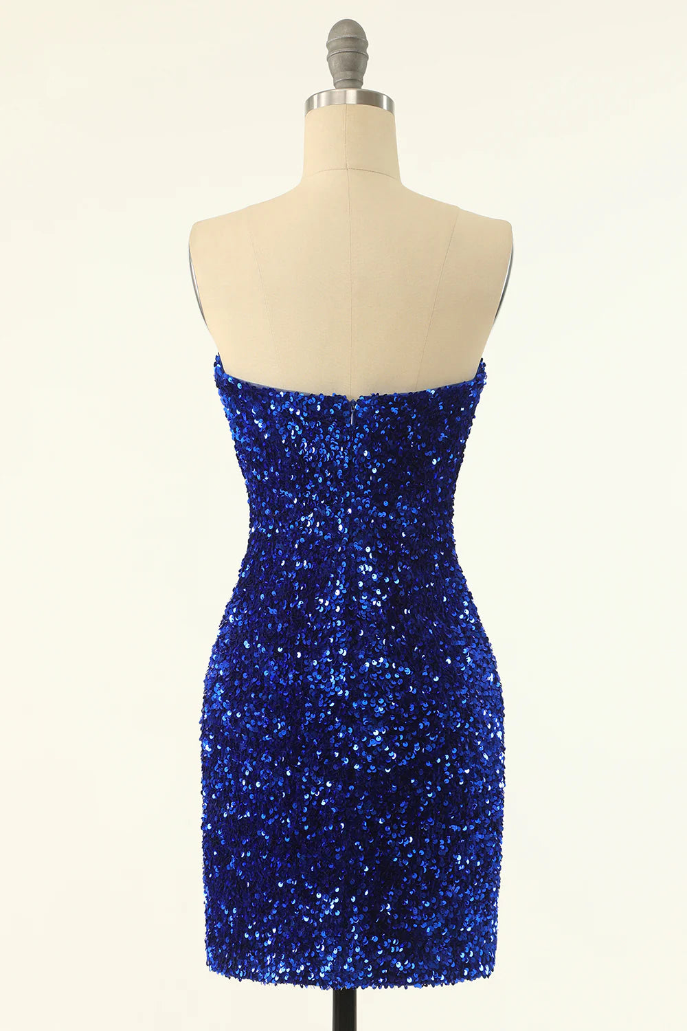 Black Sequins Bodycon Cocktail Dress