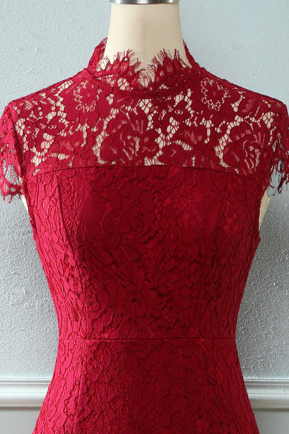 Sheath Jewel Lace Dress