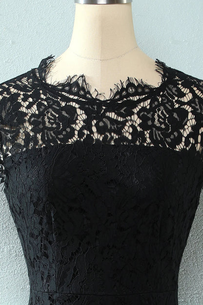 Black Bodycon Lace Dress