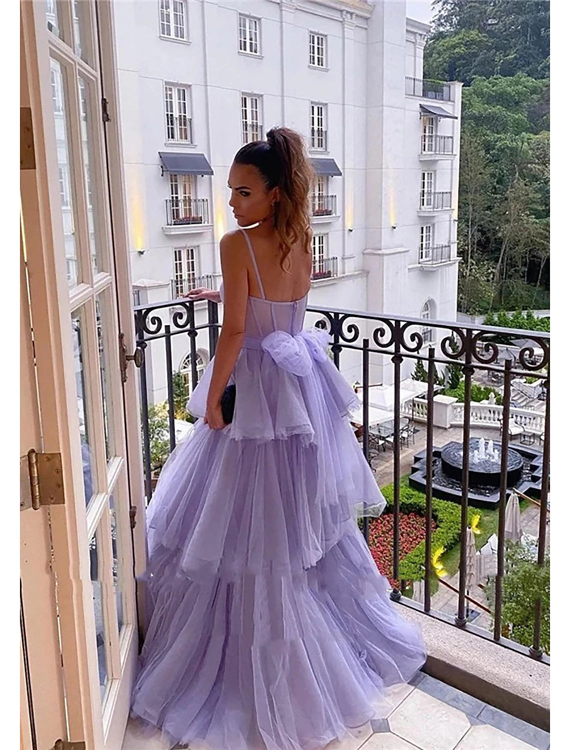 Ball Gown Prom Dresses Vintage Dress Formal Wedding Guest Floor Length Sleeveless Sweetheart Tulle Backless with Pleats Ruched